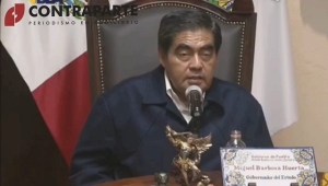 Barbosa confirma asistencia al informe del alcalde de Puebla, Eduardo Rivera