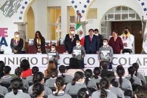 Barbosa preside inicio en Puebla del ciclo escolar 2022-2023