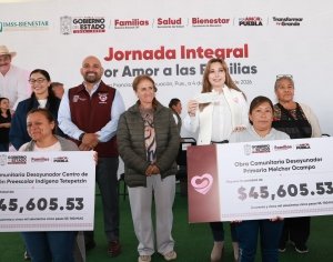 Preside Ceci Arellano jornada por amor a las familias en San Francisco Totimehuacan