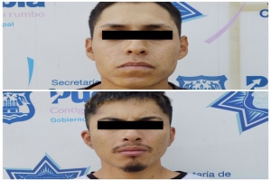 Un tractocamión robado fue recuperado por la policía municipal de  Puebla; hay dos detenidos