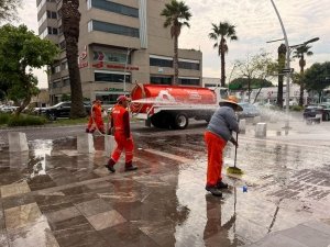 Gobierno de Pepe Chedraui efectu&oacute; labores lavado en la Avenida Ju&aacute;rez