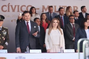 Desde Puebla se defiende con firmeza a la presidenta y la soberanía, con los principios de la 4T