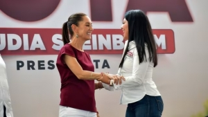 Claudia Sheinbaum respalda a Abigail Sánchez, candidata de Morena en Chalco