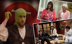 Bad Bunny en Saturday Night Live; se disfraza de ‘Shrek’ y actúa junto a Pedro Pascal y Mick Jagger