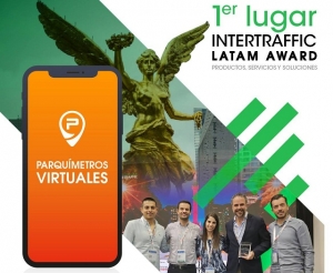 Sistema de parquímetros virtuales de Puebla ganan 1er lugar en premios mundiales