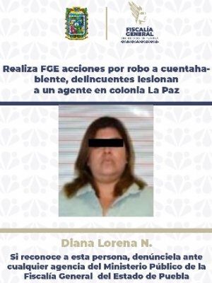 Realiza FGE acciones por robo a cuentahabiente, delincuentes lesionan a un agente en colonia La Paz