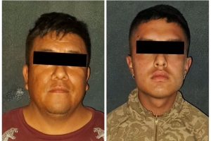 SSC, SSP y Guardia Nacional detuvieron a dos hombres por portación de arma de fuego