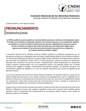 CNDH exige al Congreso de Puebla endurecer su C&oacute;digo de &Eacute;tica