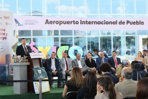Mundo Maya y Gobierno Estatal transforman Aeropuerto Internacional de Puebla con inversi&oacute;n hist&oacute;rica