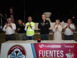 Revitaliza Pepe Chedraui fuente del Parque R&oacute;mulo O&rsquo;Farril Silva