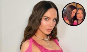 Aseguran que Salma Hayek le hizo el feo a Belinda en inauguraci&oacute;n de la Copa Mundial
