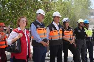 Gobierno de Pepe Chedraui participa en el 1er. Simulacro Nacional 2026 en el Centro Hist&oacute;rico