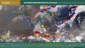 Se mantiene el temporal de lluvias en gran parte de la Rep&uacute;blica Mexicana