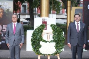 Encabezan Armenta y Chedraui ceremonia por aniversario 495 de Puebla