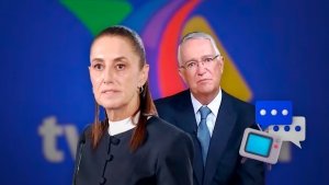 Sheinbaum descarta retirar concesi&oacute;n de TV Azteca a Ricardo Salinas Pliego