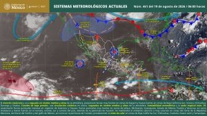 Lluvias puntuales intensas en Guerrero y Oaxaca