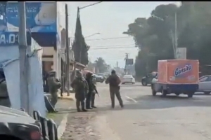 Ejército, Fiscalía y Policías realizan operativo en Xonacatepec, Puebla