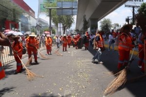 Gobierno de Pepe Chedraui garantiza limpieza en desfile del 5 de mayo