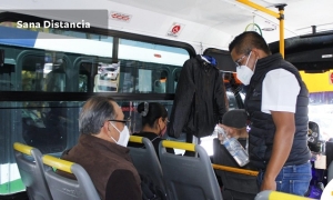 Regresan operativos en transporte público para aplicar medidas covid