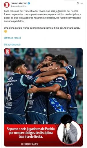 Escándalo en Puebla: Revelan graves indisciplinas de jugadores previo a enfrentar a Cruz Azul en el Apertura 2025