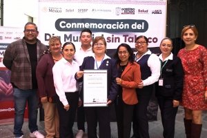 Reconoce Salud a 45 Espacios 100% Libres de Humo de Tabaco y Emisiones
